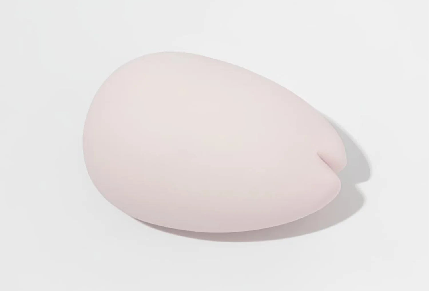 Vibrador clitoriano Iroha Sakura em silicone de cor rosa claro — vista de cima