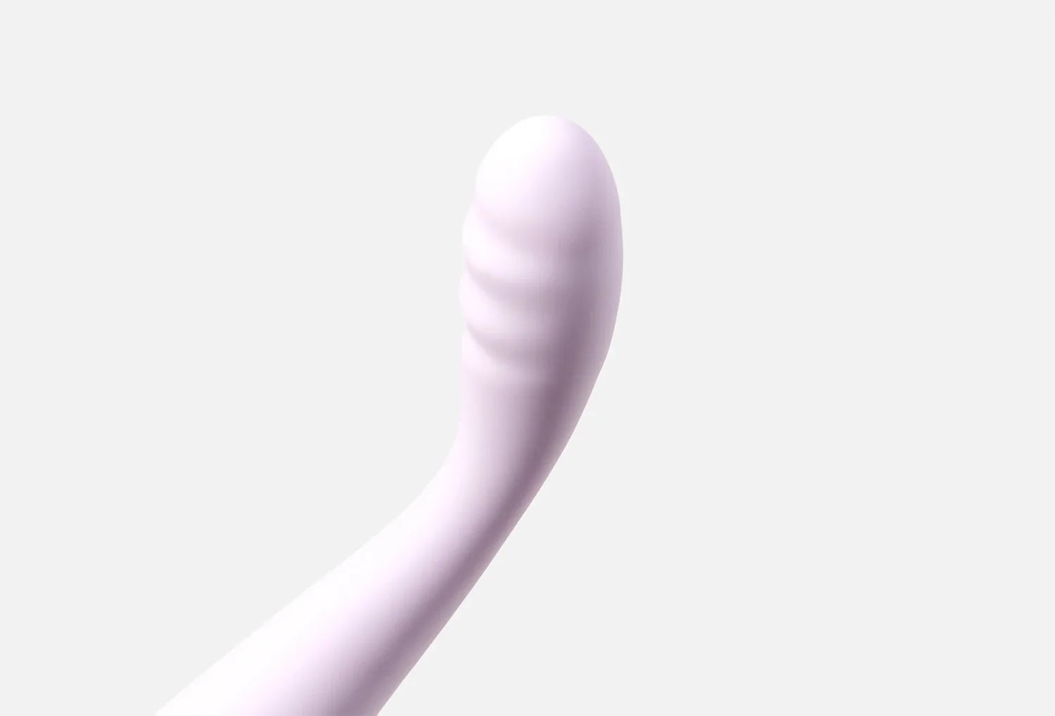 Vibrador para ponto G Svakom Cici 2 em silicone de cor lavanda — zoom da ponta
